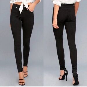 Agolde Sophie Black Skinny Jeans